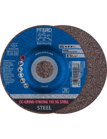 DISCO CC-GRIND-STRONG SG STEEL PARA ACERO